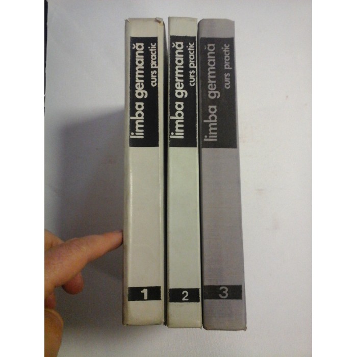 LIMBA GERMANA CURS PRACTIC -Jean Livescu,Emilia Savin,Basilius Abager - 3 volume